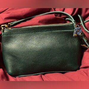 Portland Leather Forest Green Small Poppy